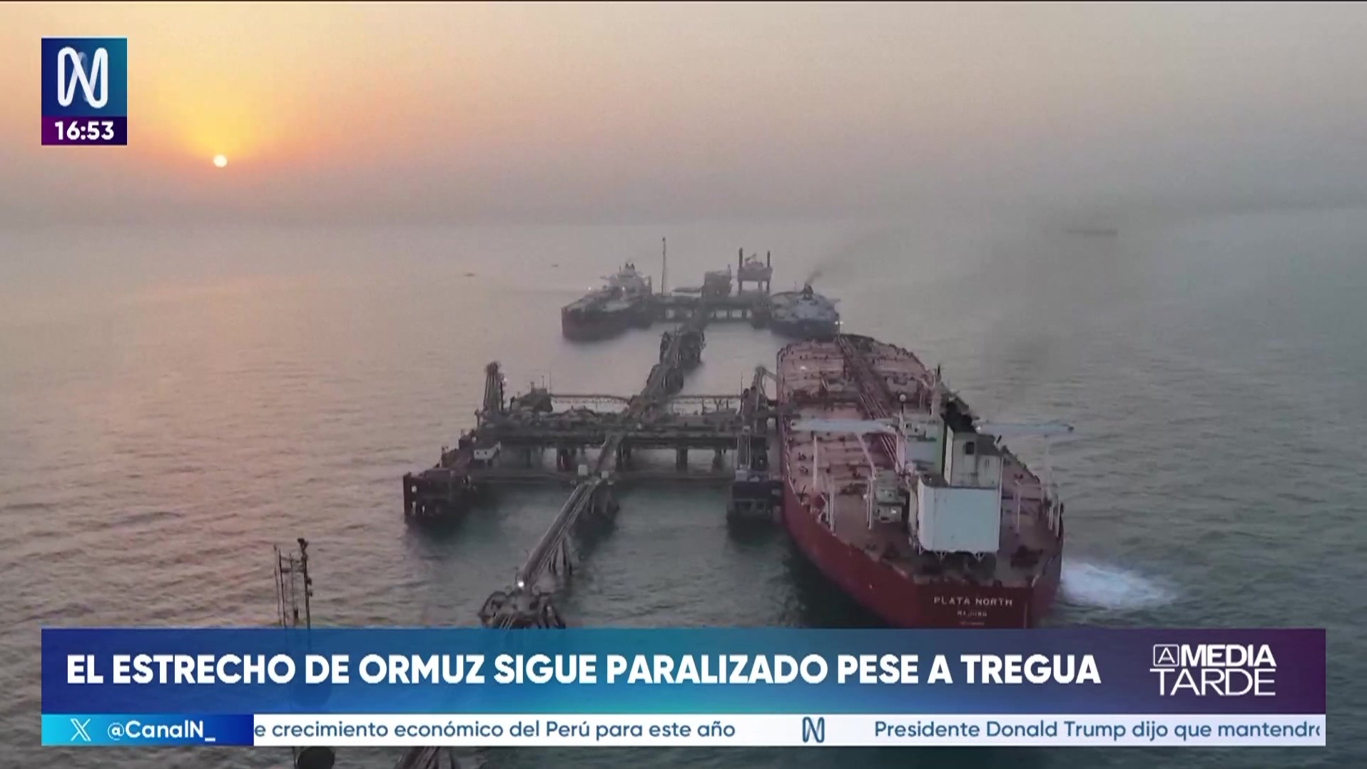 El estrecho de Ormuz paralizado pese a tregua entre Irán y EE.UU.