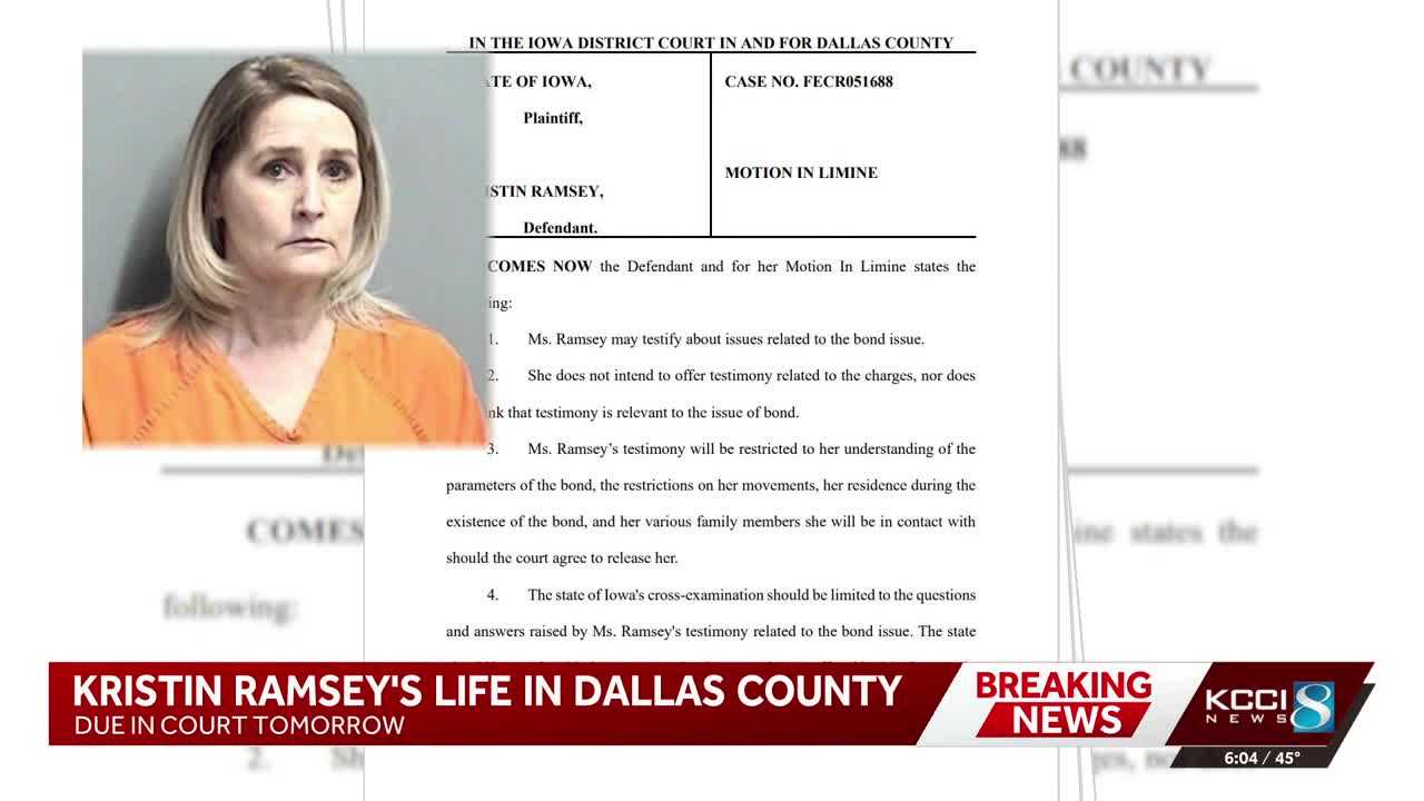 Kristin Ramsey's defense team argues for reduced bond in new court ...