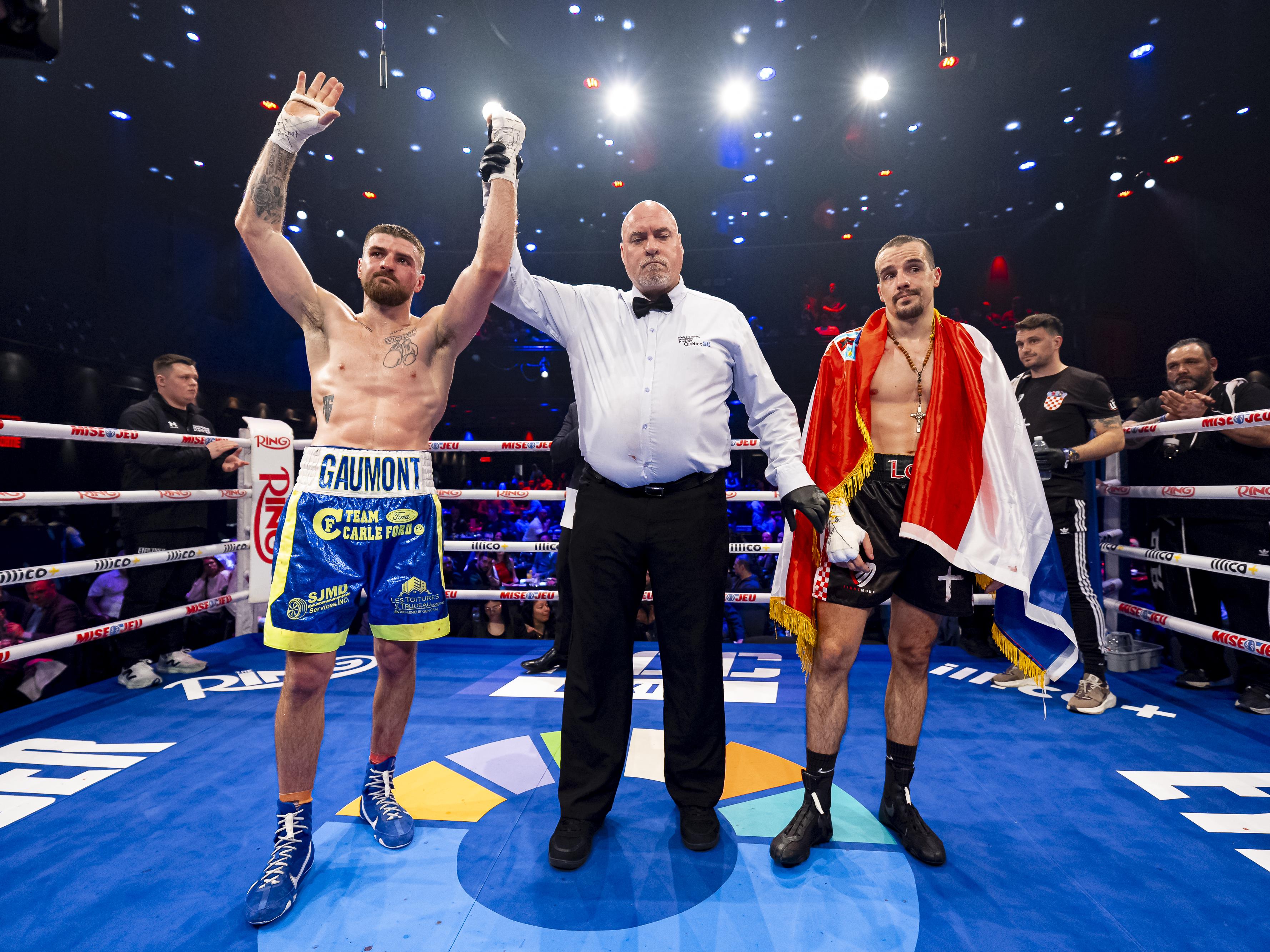 Gaumont au tapis dans un deuxième combat, mais s’en tire avec la victoire