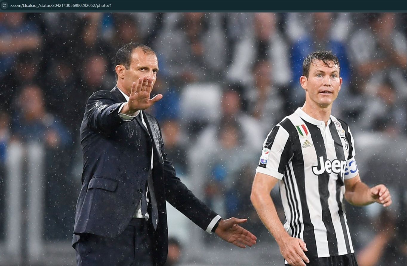 Eks bek Juventus masih sakit hati dengan perlakuan Massimiliano Allegri ...