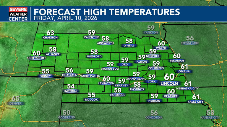 On and off severe weather risks as highs climb into the 70s and 80s