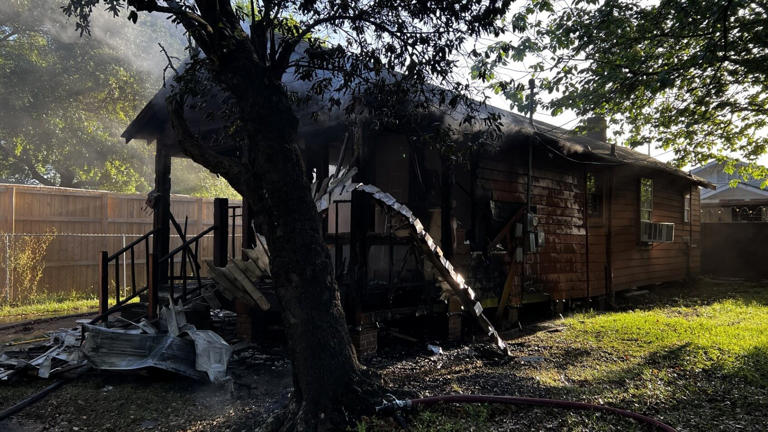 Family of four displaced after Springfield house fire