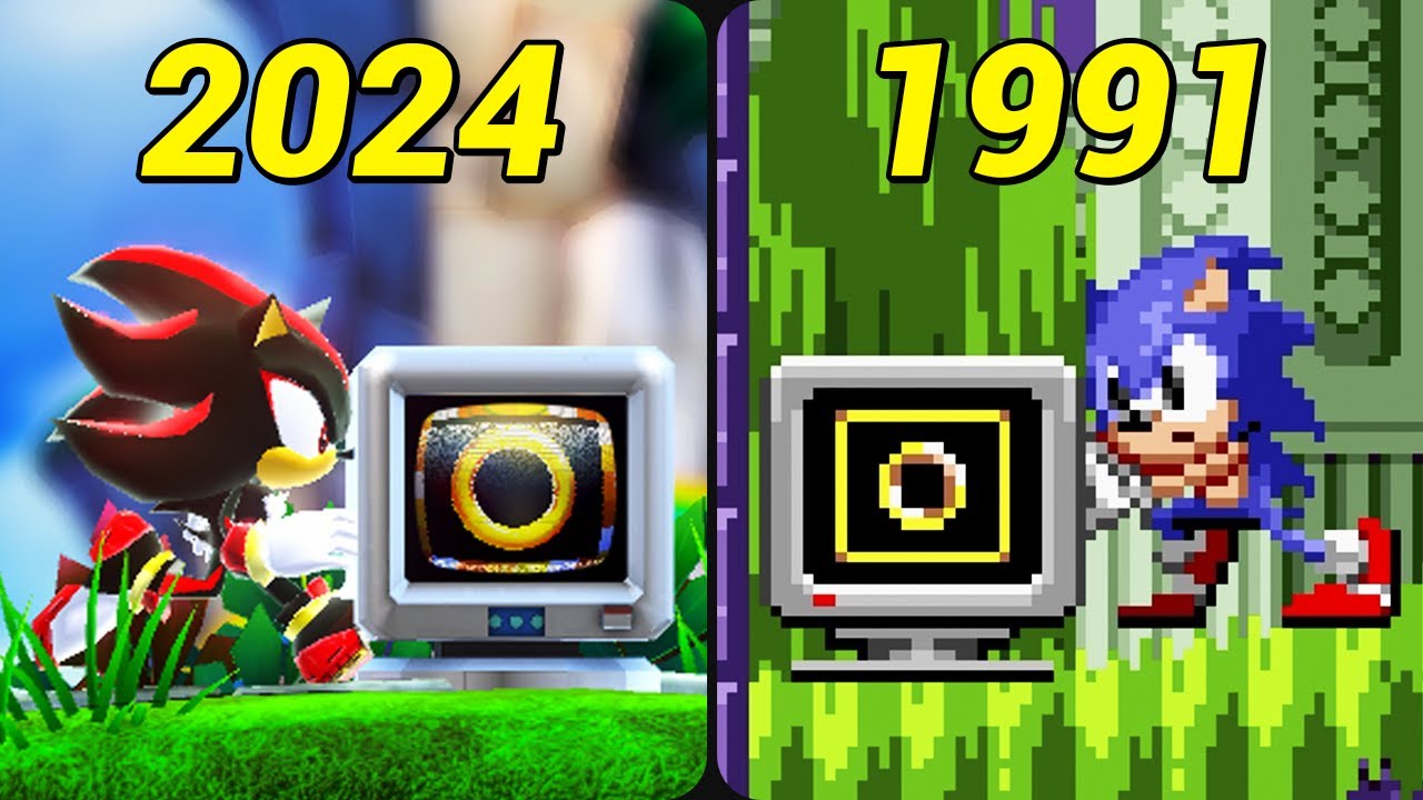 The evolution of Sonic's ring box