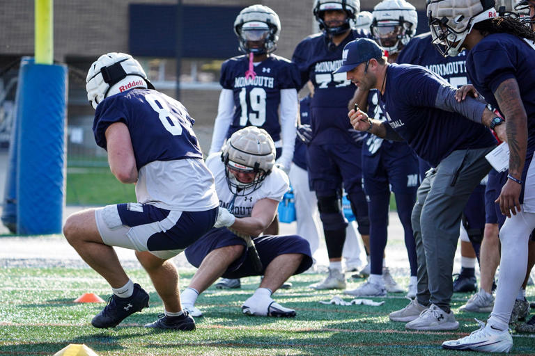 Monmouth football offense flying high at spring practice, defense retooling