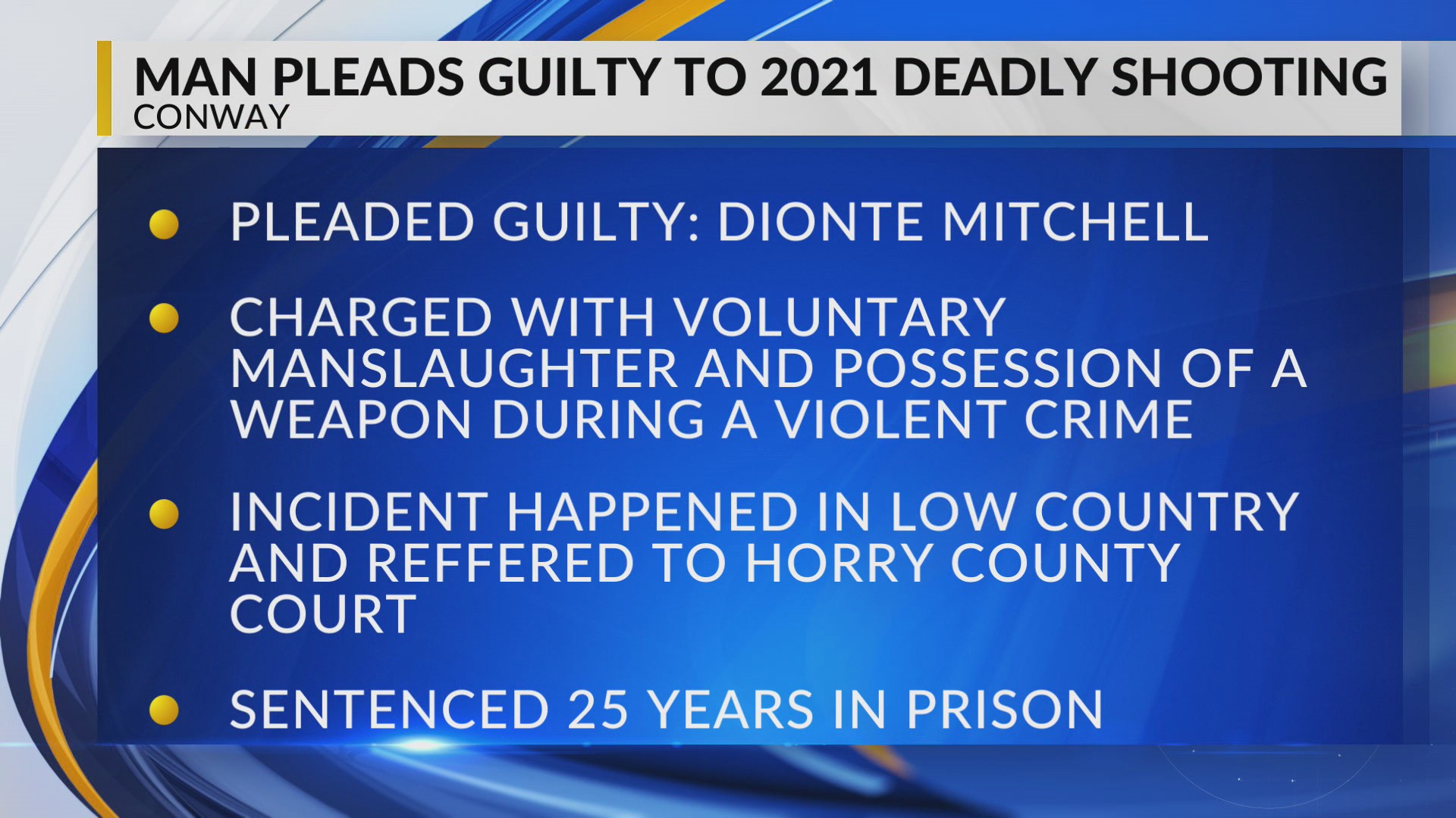 South Carolina man pleads guilty in Horry County court to deadly 2021 ...