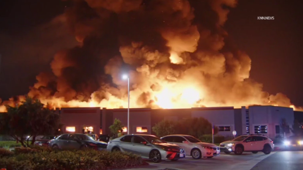 Arson suspect charged in fire at California Kimberly-Clark warehouse