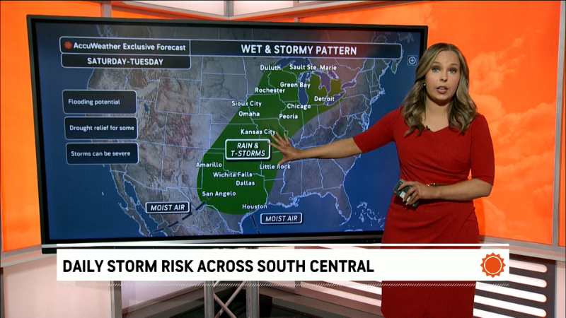Days of severe storms ahead in the central US