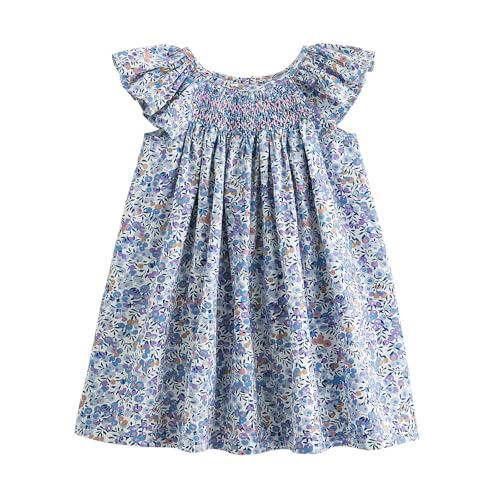 Simplee Kids Baby Girls Summer Casual Dresses Toddler Floral Print Sundress Princess Dress for 2t