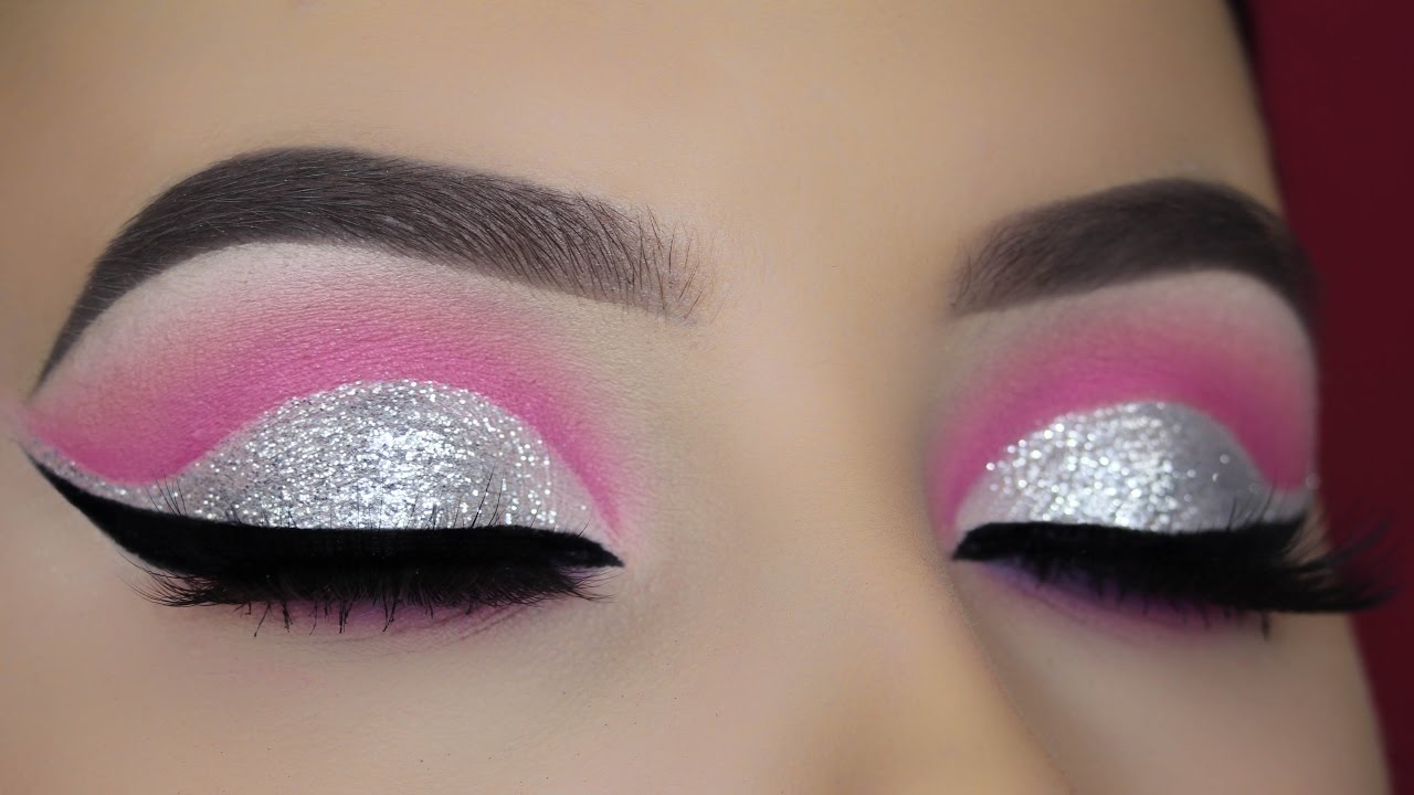 Crystal pink cut crease tutorial