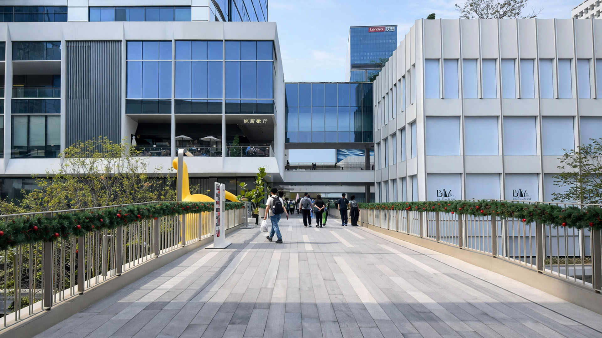 Why do people use this modern bridge in China daily