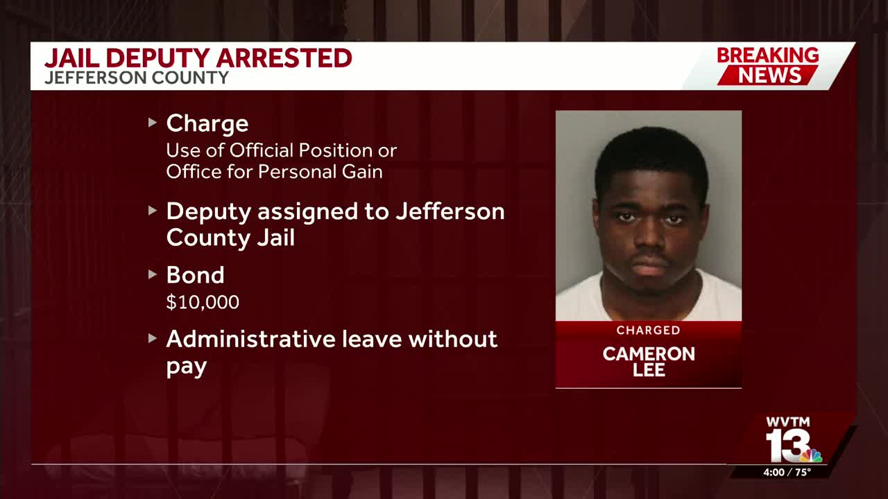 Jefferson County jail deputy arrested and placed on leave