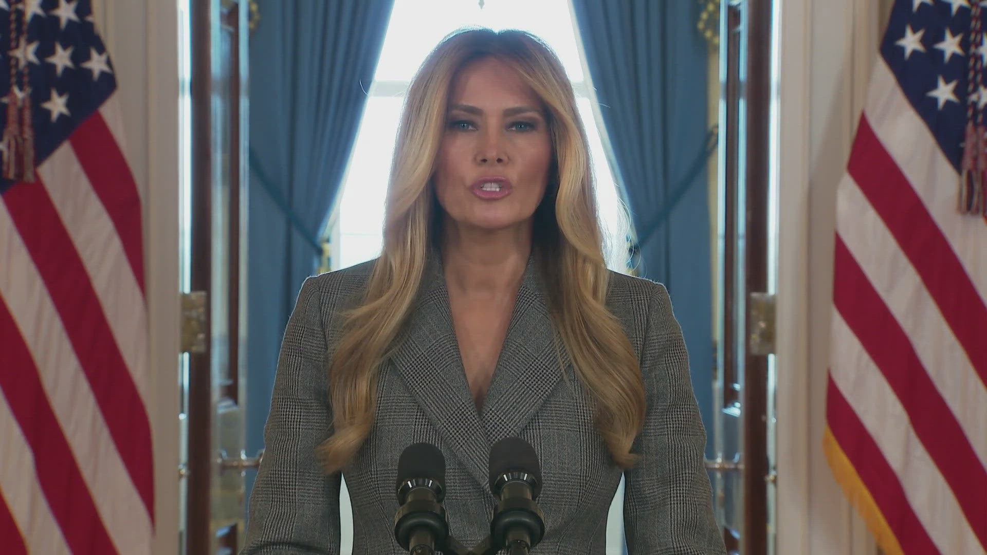 First lady Melania Trump slams 'baseless lies' tying her to Epstein