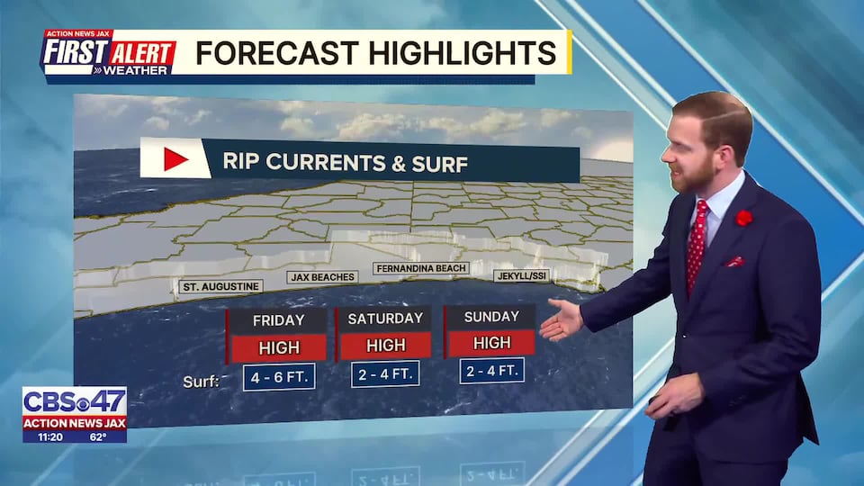 First alert forecast: Thursday, April 9 - Late evening