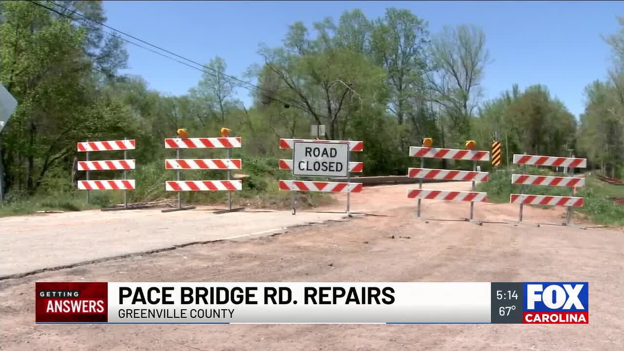 Greenville County bridge expected to reopen after 3-year closure
