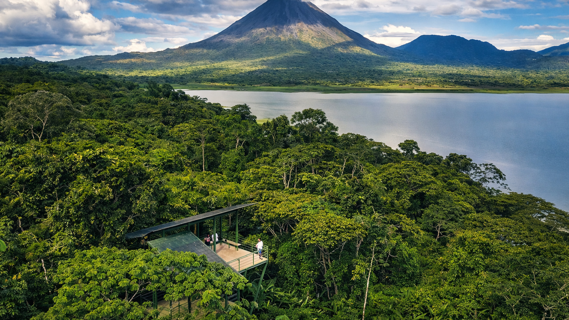 Have you ever seen a volcano this symmetrical?