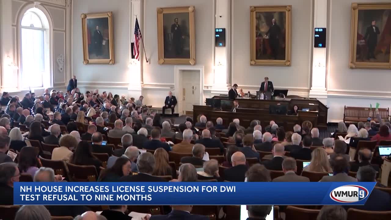 NH House approves bill to increase license suspension penalty for ...