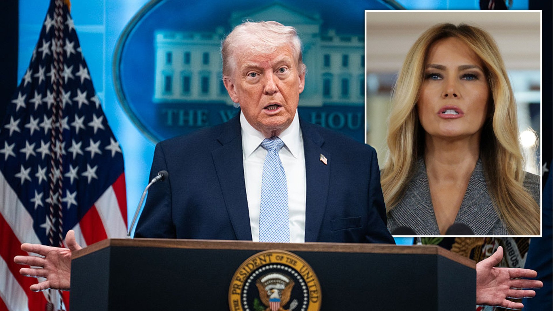 Donald Trump and Melania Trump