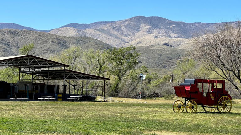 Between Phoenix and Prescott is Arizona's ranch in a former ghost town ...