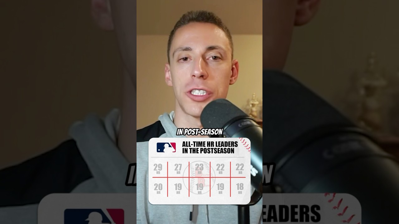 Can we guess the all-time postseason home run leaders? #mlb #baseball # ...