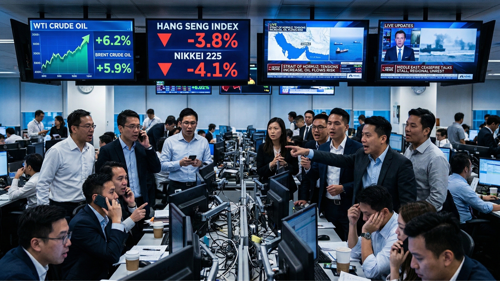 Oil rebounds and Asian stocks slip as Iran ceasefire doubts keep ...