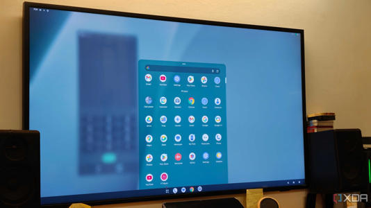 Android desktop mode app drawer