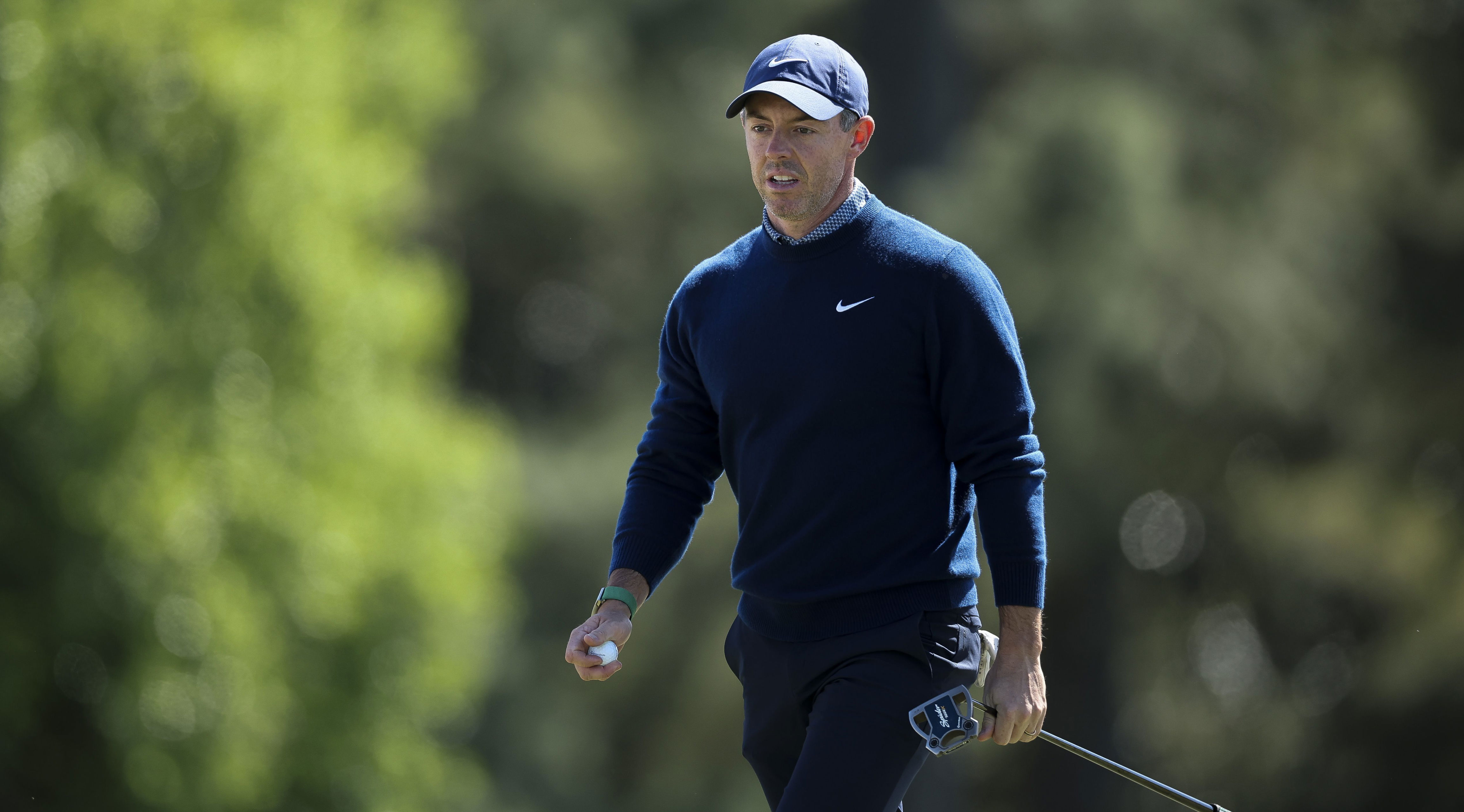 Rory McIlroy starts Masters defense sharing first-round lead with Sam Burns