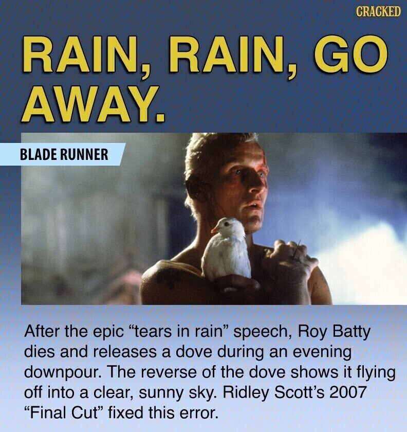 20 huge continuity errors in movies that we can't unsee