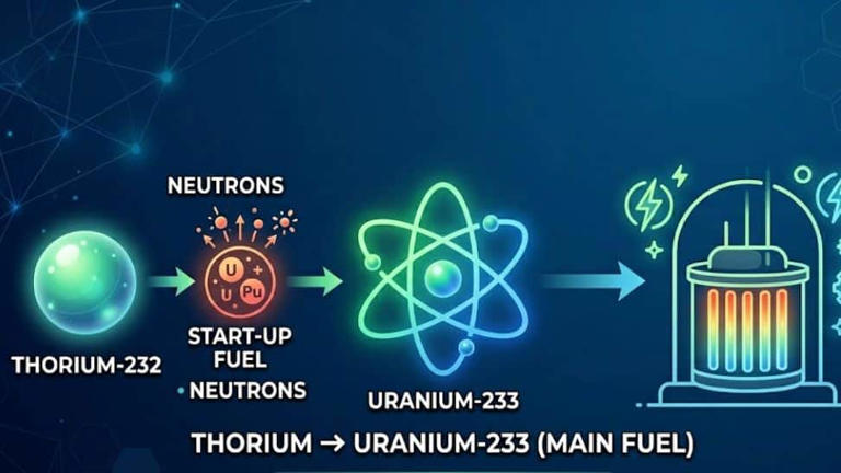 How does a thorium reactor work? Explained in 5 steps