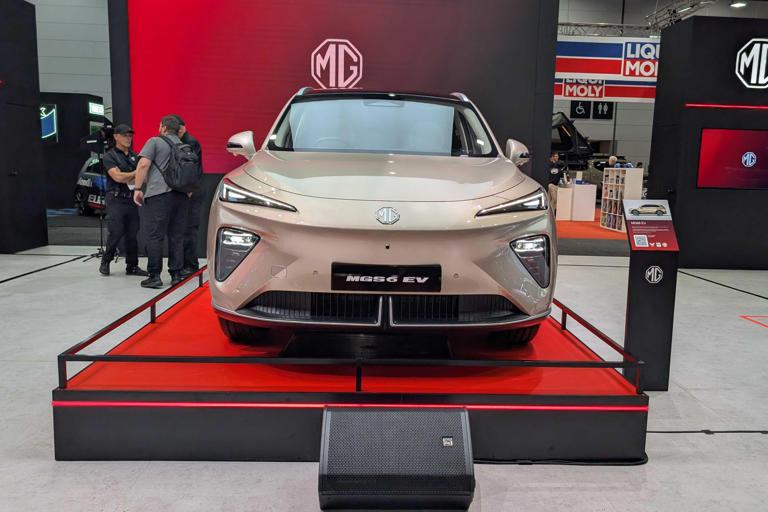 MG previews another Tesla Model Y rival for Australia