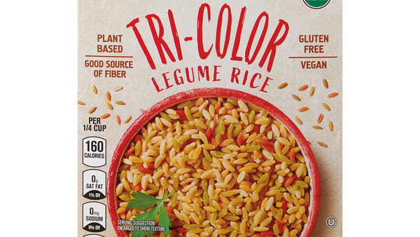 Aldi's Simply Nature organic tricolor legume rice—a high-protein rice ...