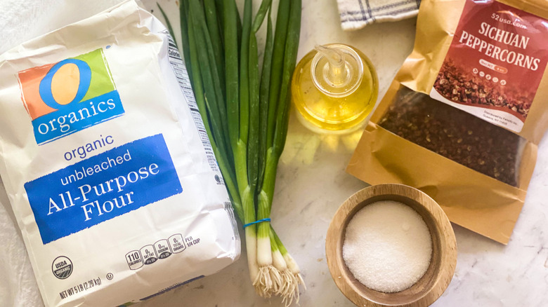 Flaky scallion pancakes recipe