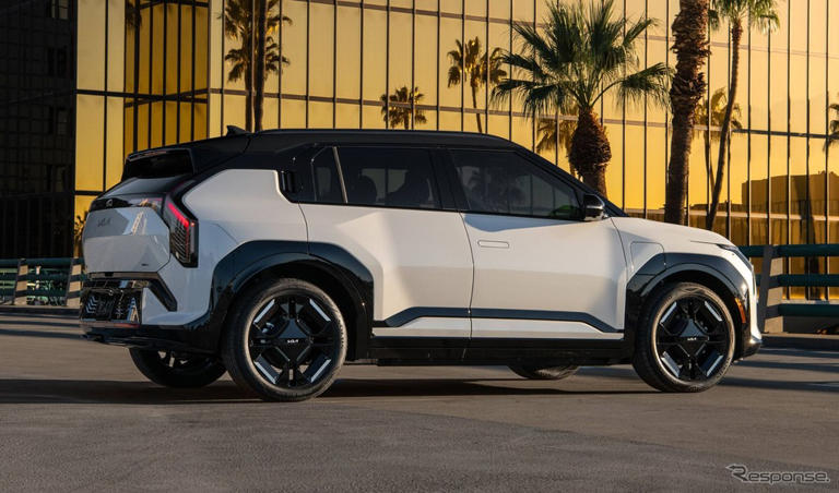 キアの新型入門EV「EV3」、航続最大約515km…ニューヨークモーターショー2026