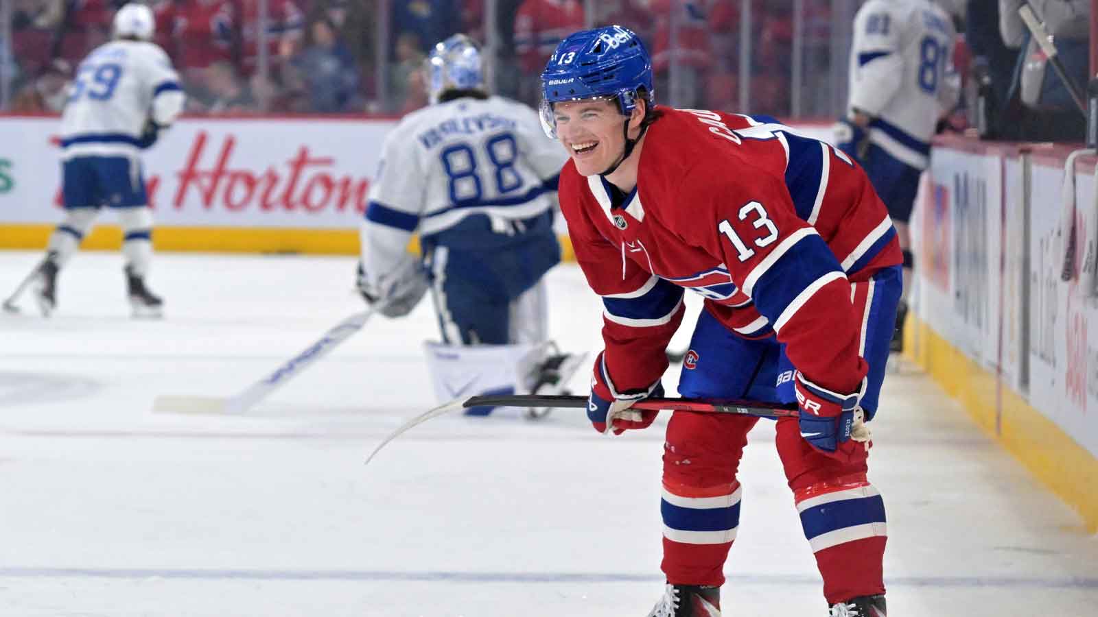 Canadiens’ Cole Caufield joins elite 50-goal club with smooth finish vs ...