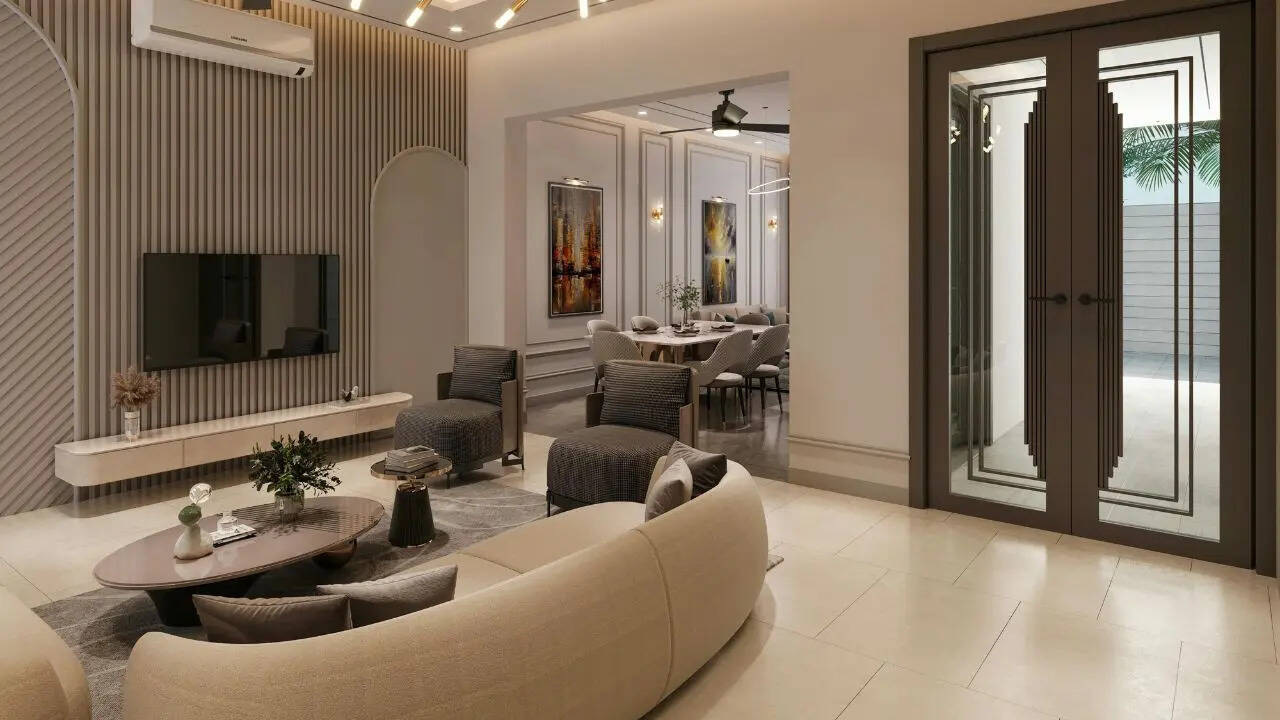 Curated visual reference: Gallery Detail: 7 Elegant Living Room Styles That Enhance High End Property