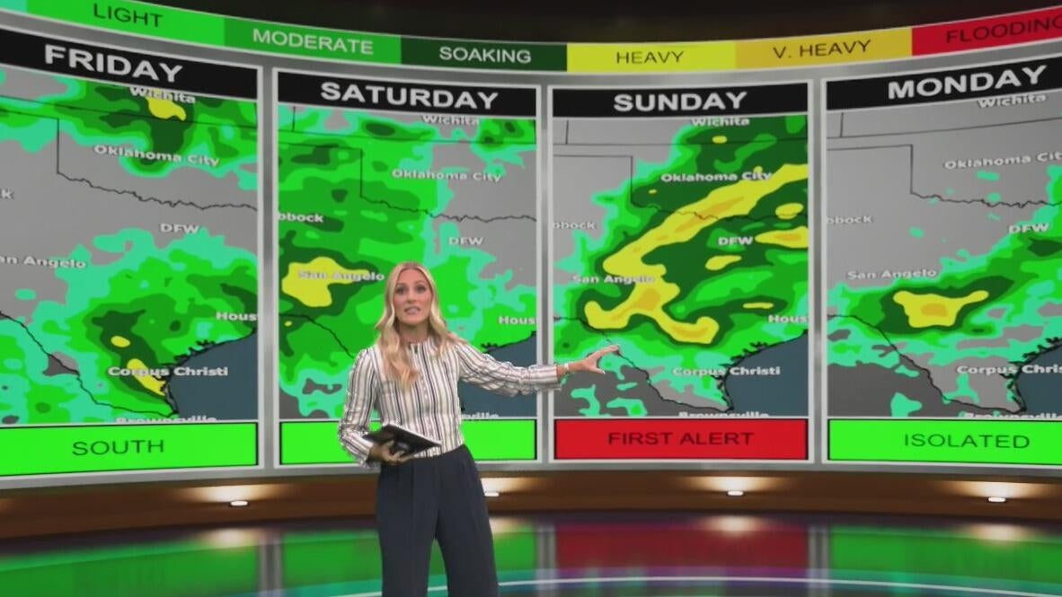 Stormy pattern returns to North Texas with weekend rain, severe threat ...