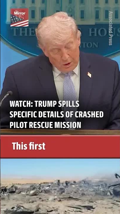 Trump spills details of pilot rescue mission in Iran #news #trump # ...