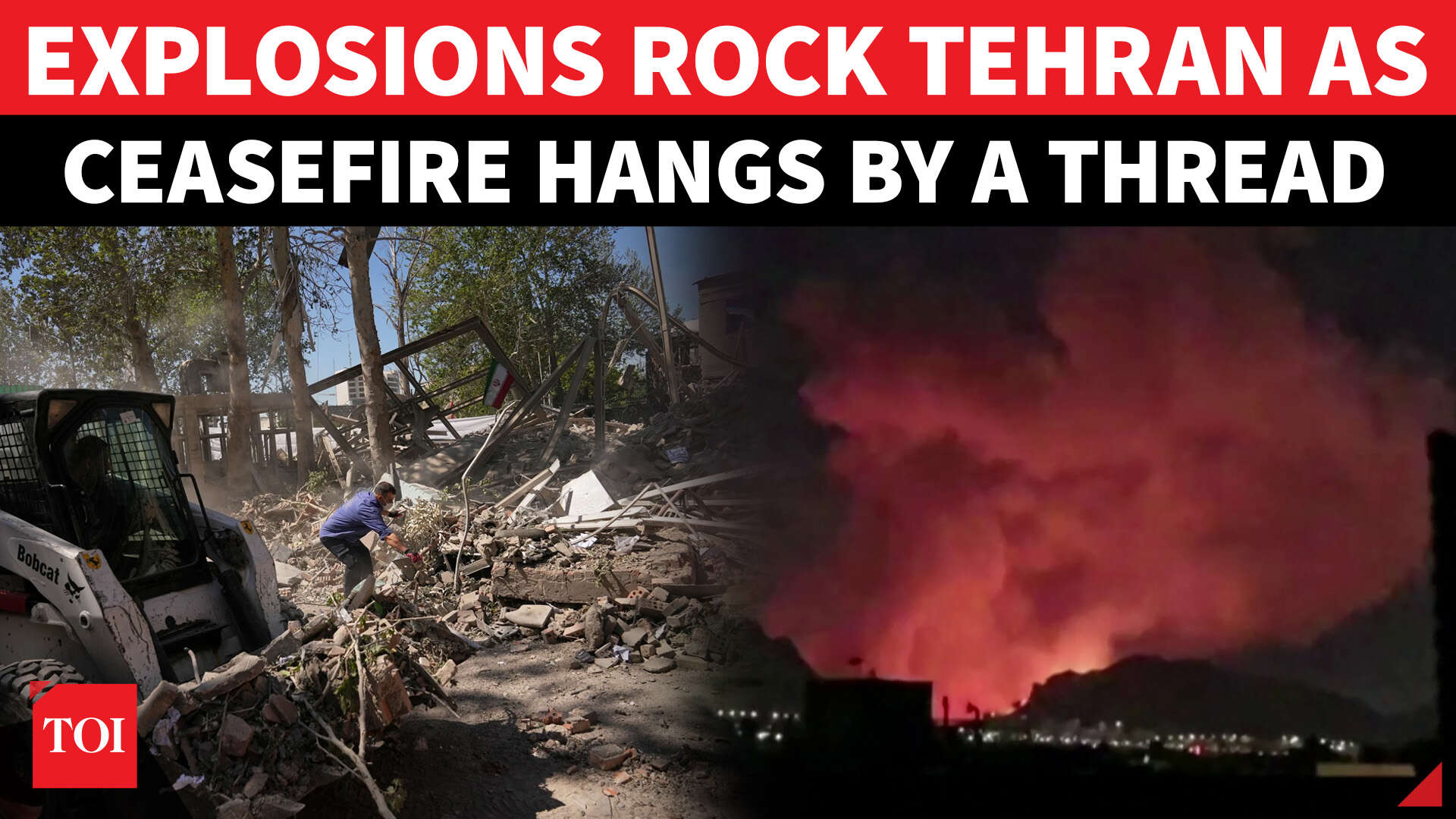 Explosions in Tehran as Iran activates air defences ahead of Islamabad ...