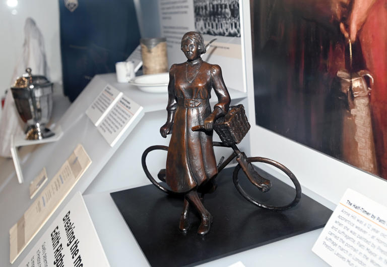 9 pics as new sculptures honouring historic Preston figures Edith Rigby ...