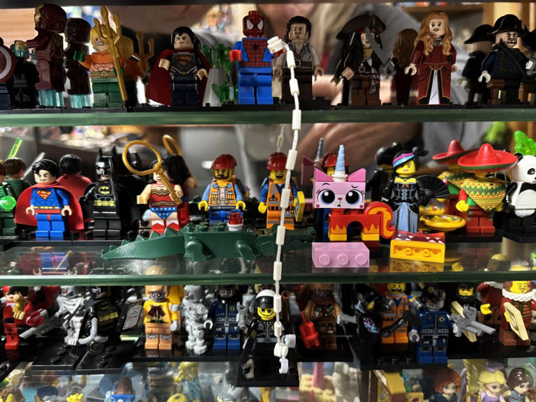 Lego enthusiast shares hobby with son, collects over 1,000 minifigures