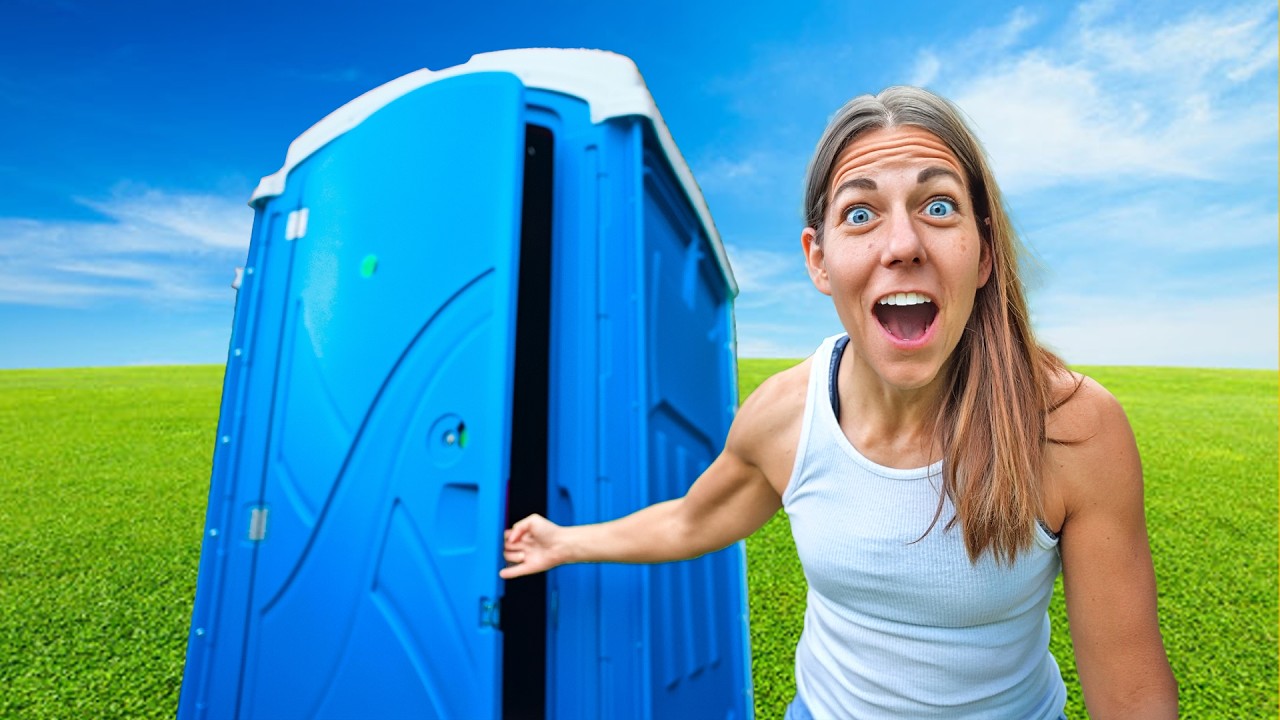 Reimagining a porta-potty through an unusual makeover