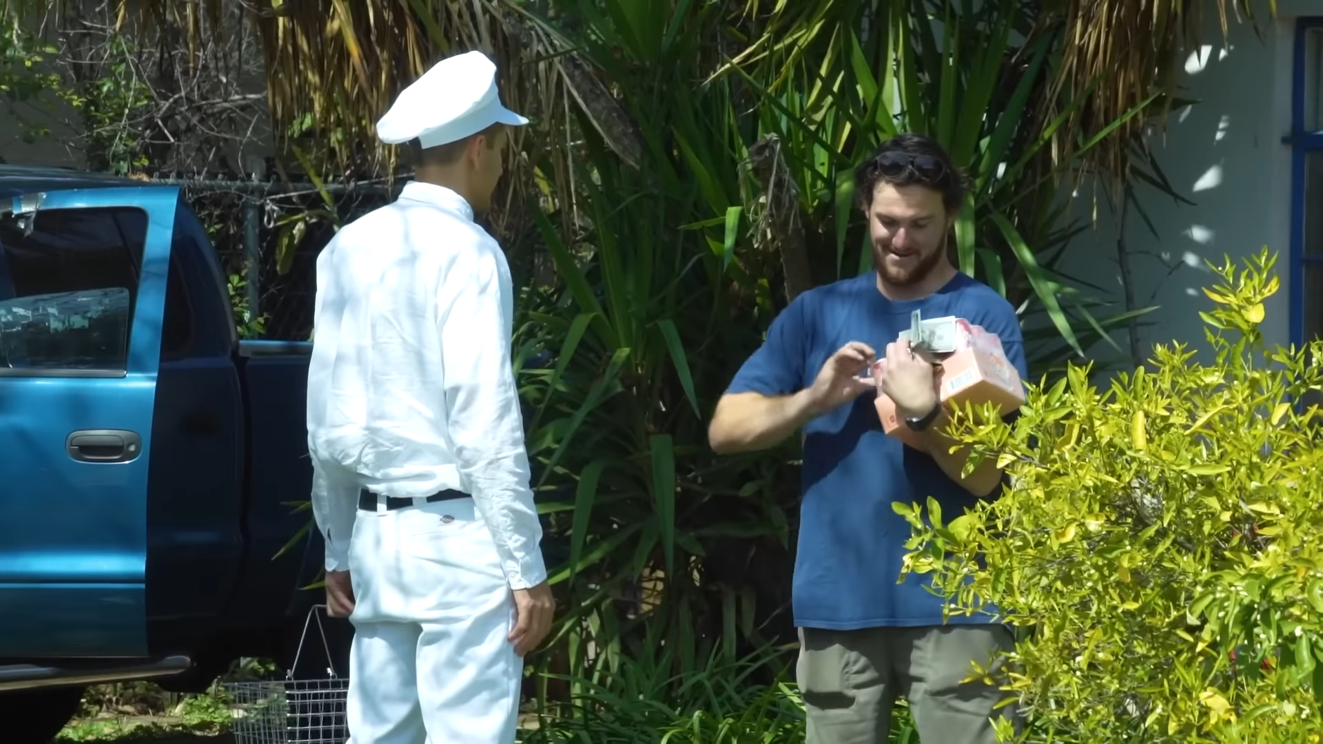 He turned a simple delivery into a moment no one saw coming