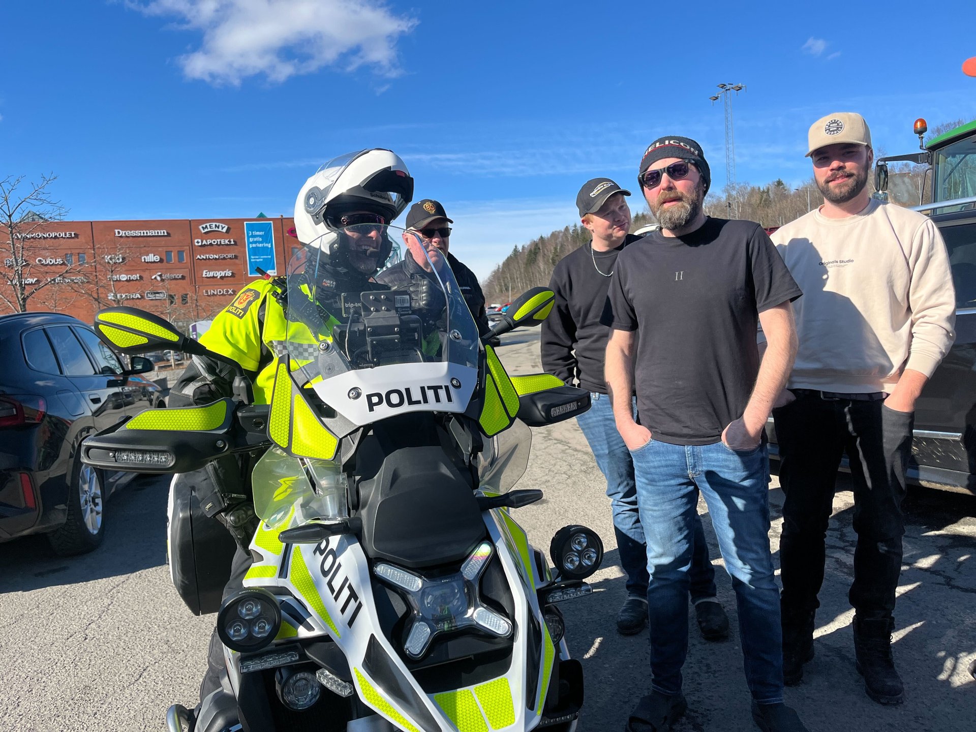 Dieselbrølet på vei mot Oslo – stanset av politiet
