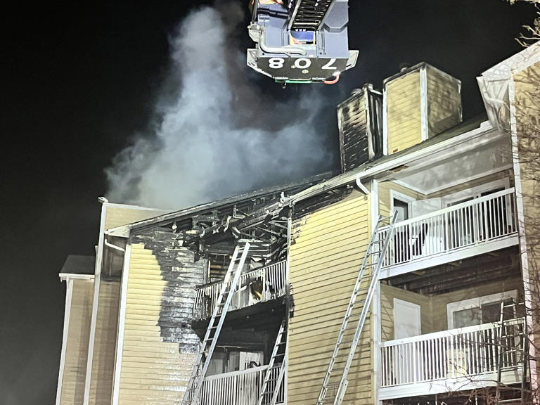 Families displaced after large fire at Gaithersburg apartment complex ...