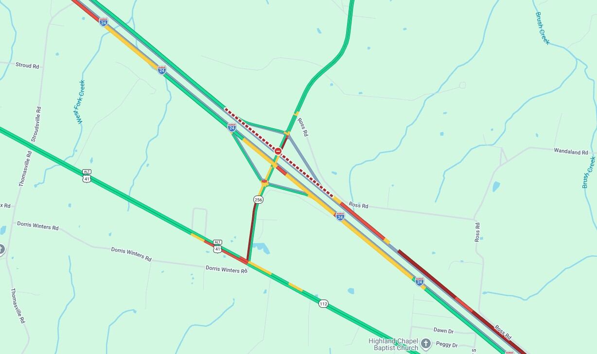 Interstate closes for serious crash in Robertson County