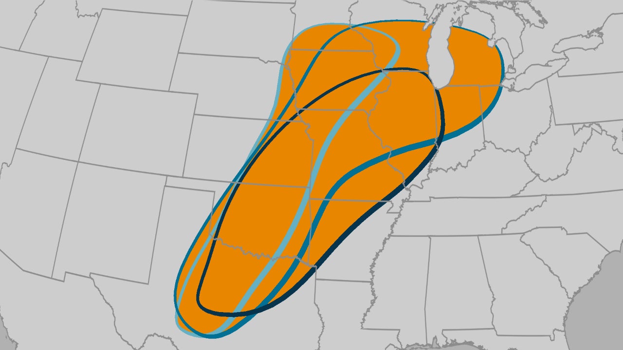 Multi-day severe storm threat to hit Plains and Midwest