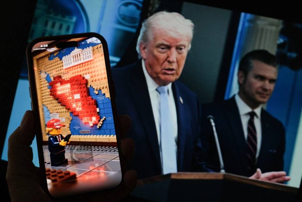 Lego-style memes troll Trump after fragile US-Iran truce
