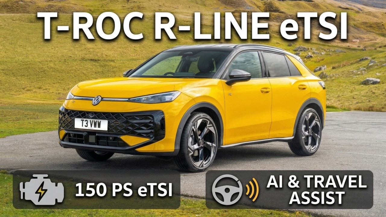 VW T-Roc R-Line (1.5 eTSI/DSG) mit 150 PS in Canary Yellow im Check
