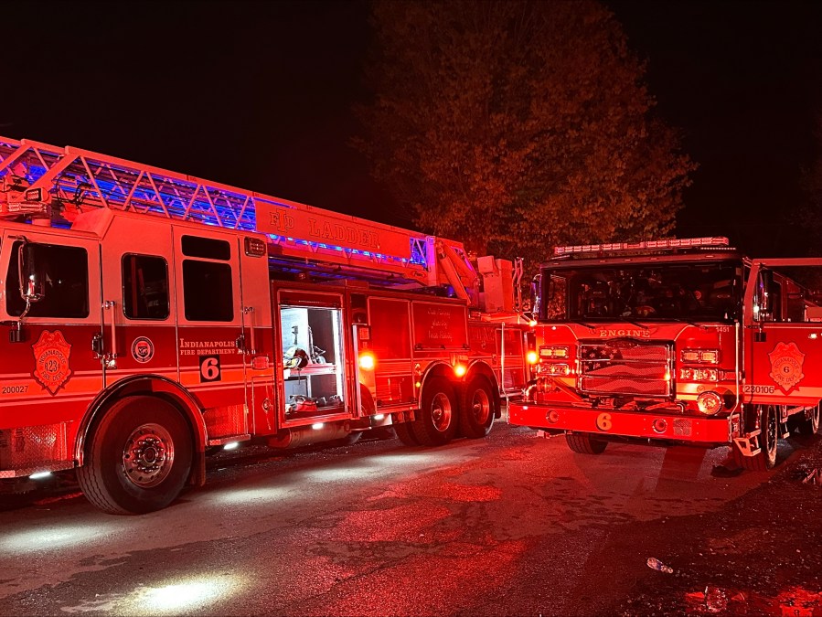 Man taken to hospital after house fire on north side