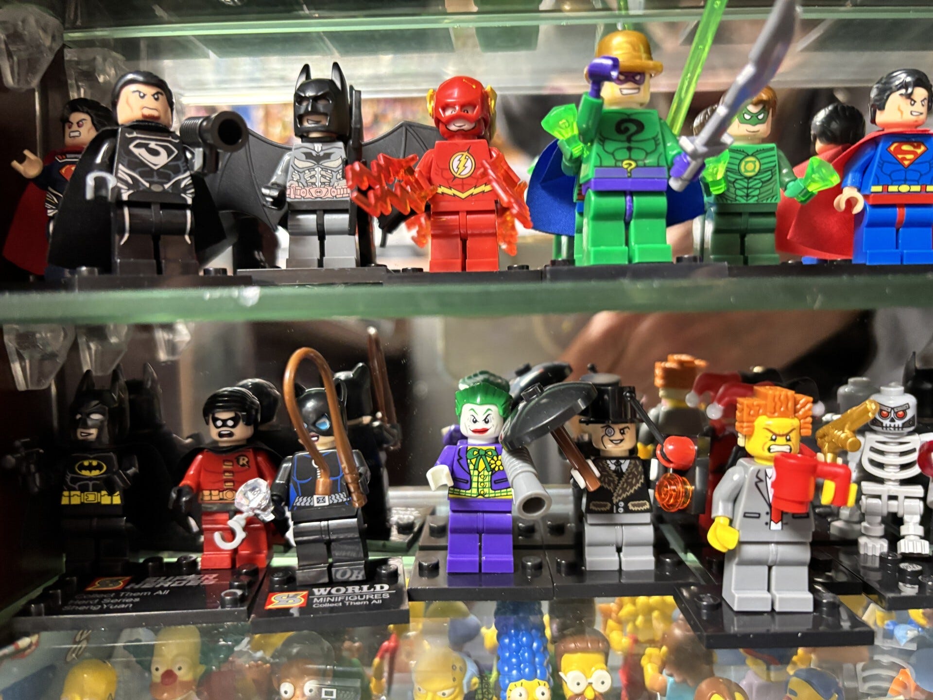 Lego enthusiast shares hobby with son, collects over 1,000 minifigures