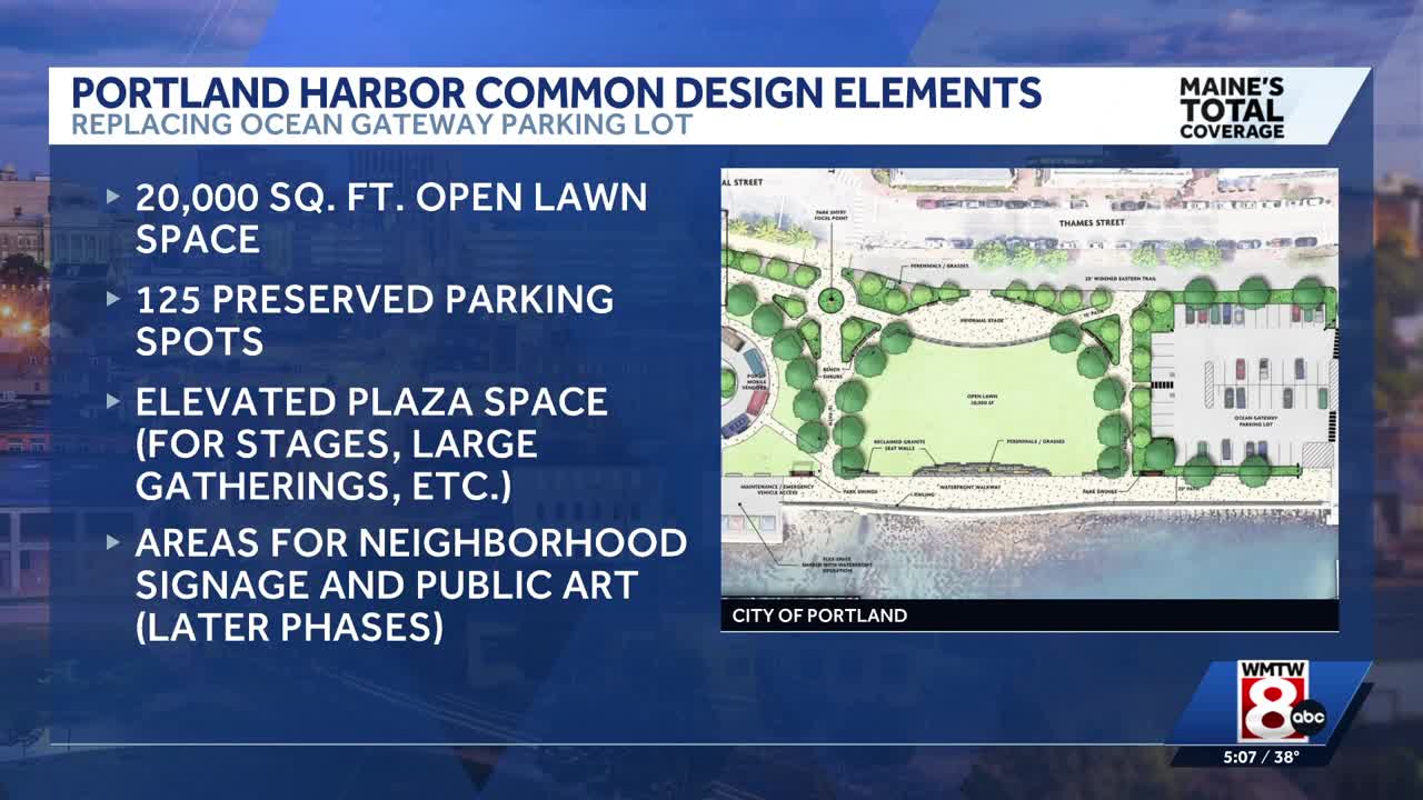 Portland officials to break ground on new Portland Harbor Common project